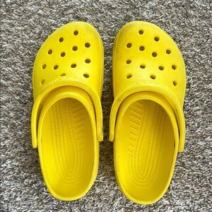 CROCS Yellow Water Shoes Classic Design